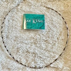 JAY KING DRT Sterling Silver Twisted Collar Necklace
